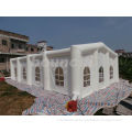 White Inflatable Airtight Tent With 210d Pvc Coated Nylon